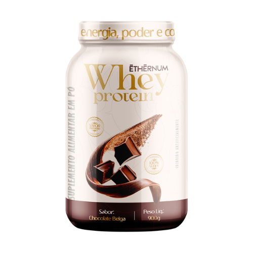 whey protein de chocolate belga ethernum suplementos